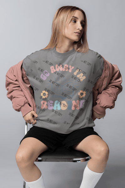Go Away, I'm Reading – DTF Transfer for Book Lovers | Funny & Sassy Design - KT SUBLIMATION, DTF AND MORE LLC
