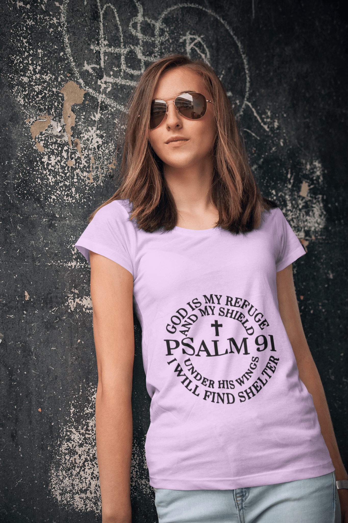 God is my Refuge DTF - KT SUBLIMATION, DTF AND MORE LLC