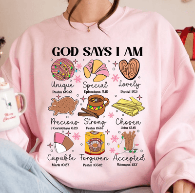 God Says I Am Mexican Christmas DTF - KT SUBLIMATION, DTF AND MORE LLC