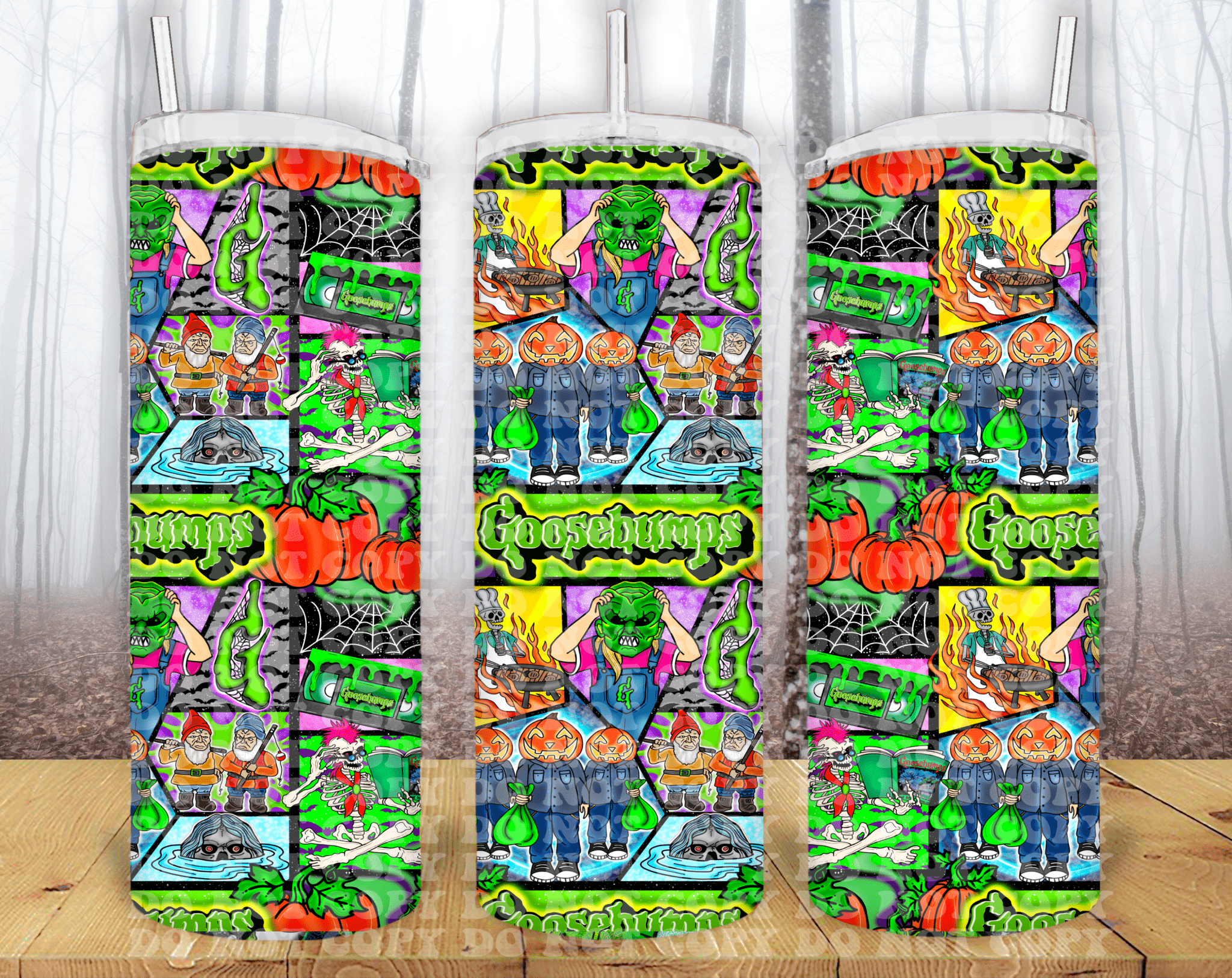 Goosebumps 20oz Tumbler Sublimation Print - KT SUBLIMATION, DTF AND MORE LLC