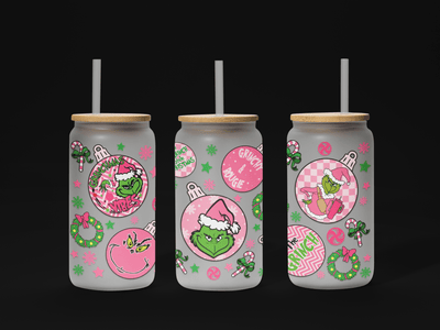 Grinch 16oz UV Wrap - KT SUBLIMATION, DTF AND MORE LLC