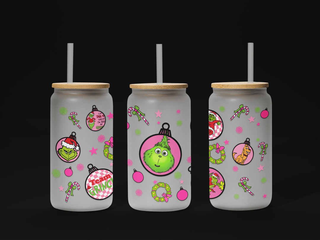 Grinch 16oz UV Wrap - KT SUBLIMATION, DTF AND MORE LLC