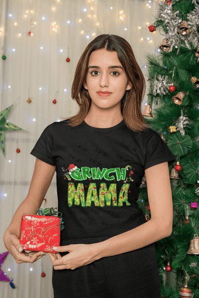 Grinch Mama DTF - KT SUBLIMATION, DTF AND MORE LLC