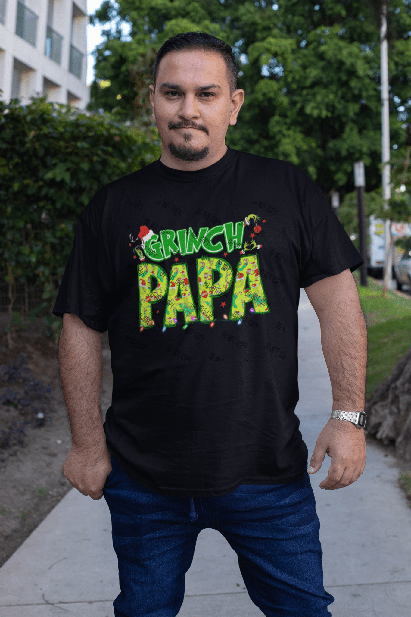 Grinch Papa DTF - KT SUBLIMATION, DTF AND MORE LLC