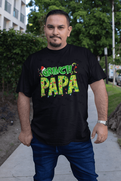 Grinch Papa DTF - KT SUBLIMATION, DTF AND MORE LLC