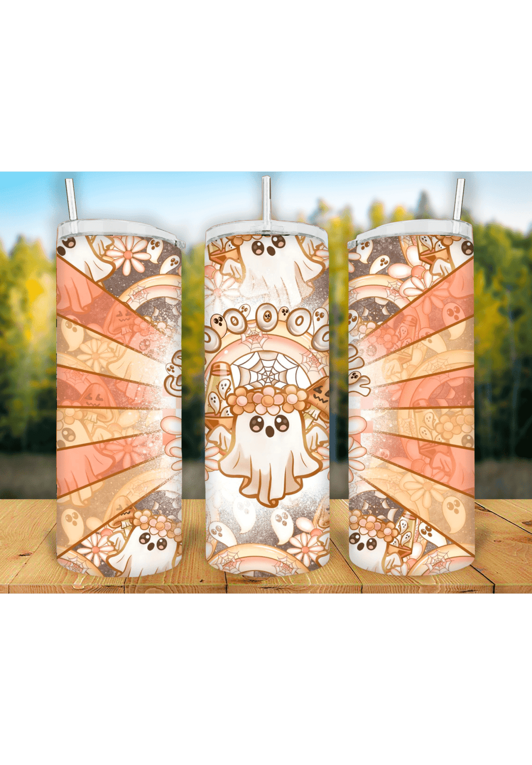 Grooovyyyy Halloween 20oz Tumbler Sublimation Print - KT SUBLIMATION, DTF AND MORE LLC