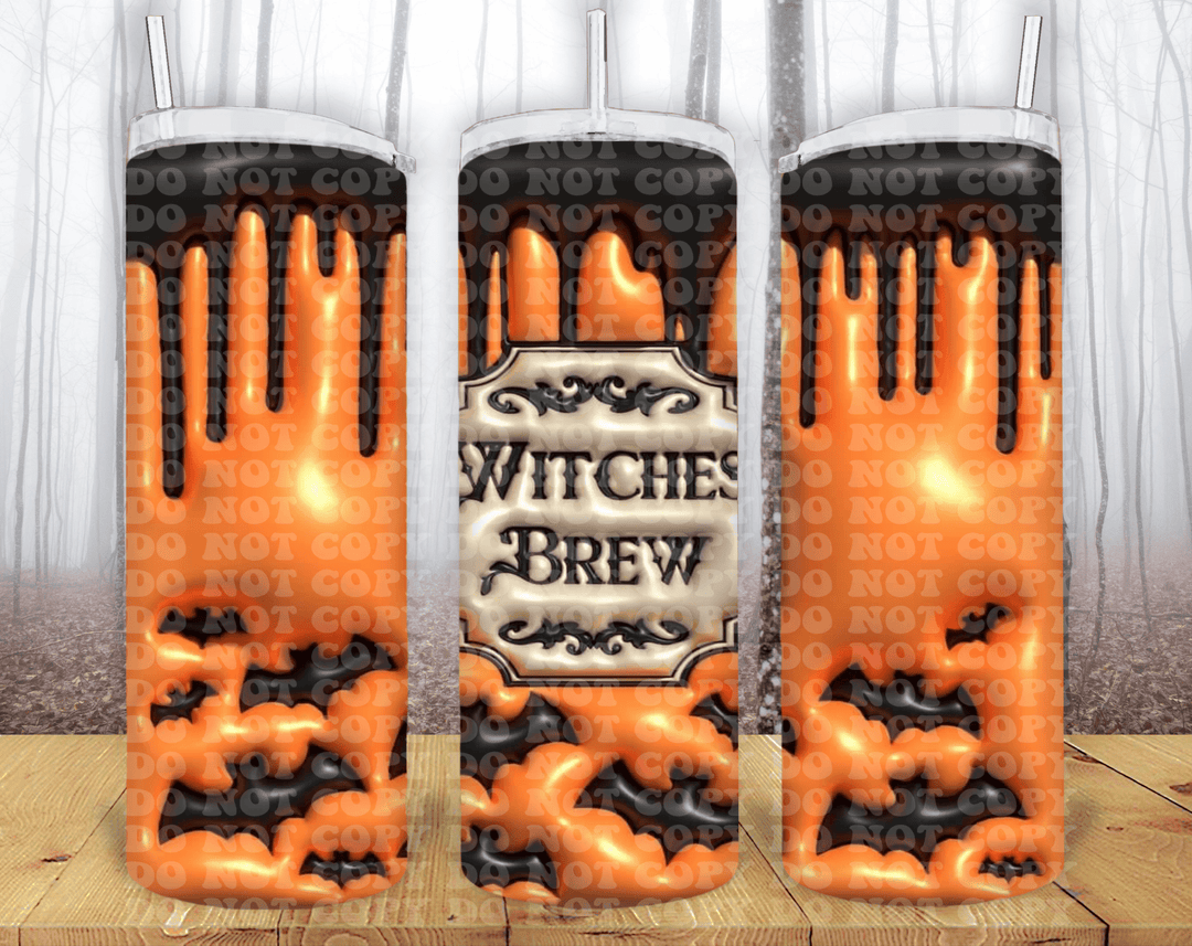 Halloween 20oz Tumbler Sublimation Print – Spooky & Festive Design 🎃👻 - KT SUBLIMATION, DTF AND MORE LLC