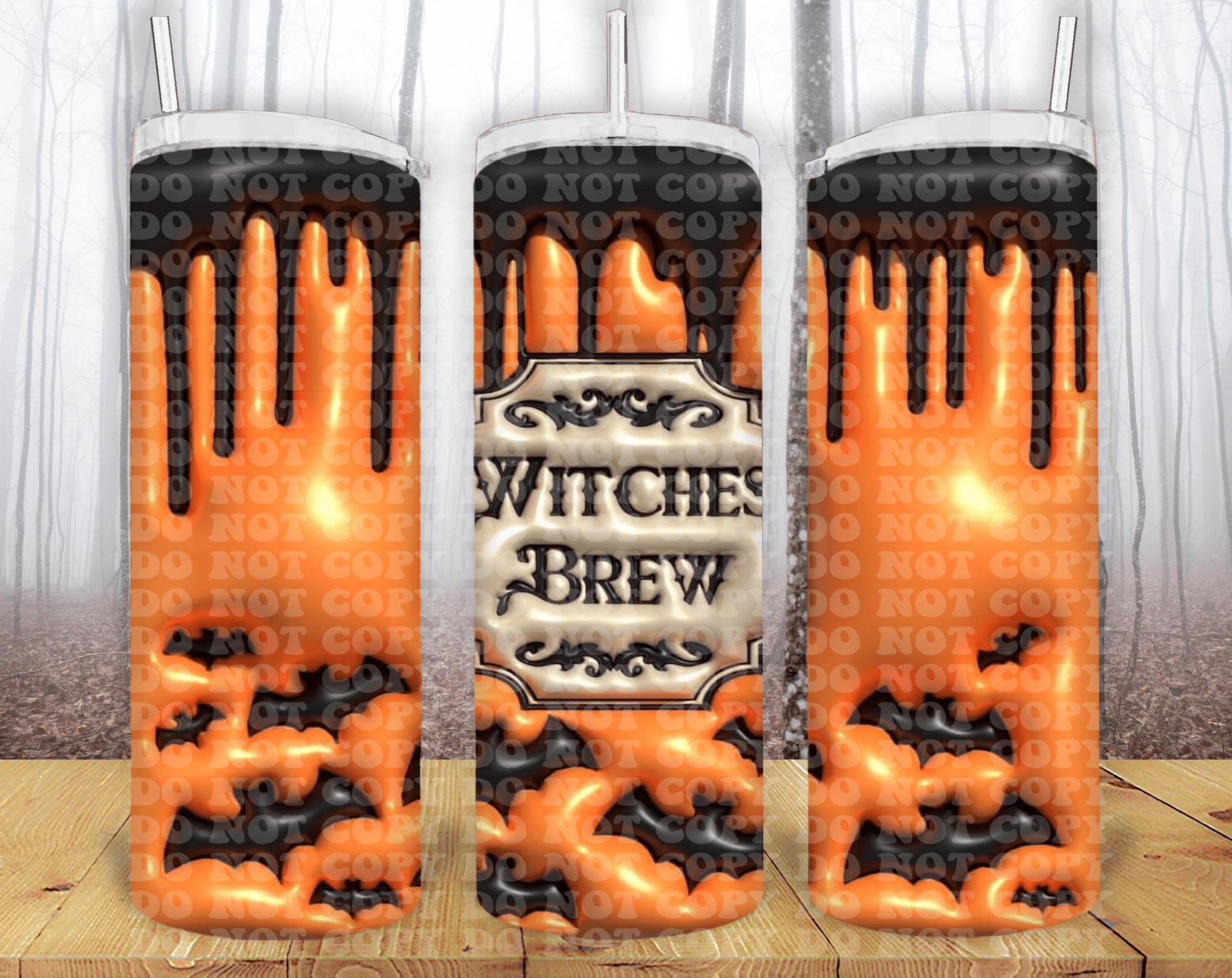 Halloween 20oz Tumbler Sublimation Print – Spooky & Festive Design 🎃👻