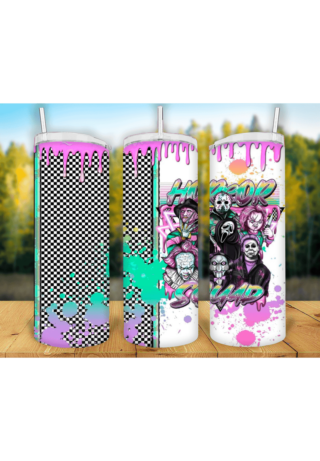 Halloween 20oz Tumbler Sublimation Print - KT SUBLIMATION, DTF AND MORE LLC