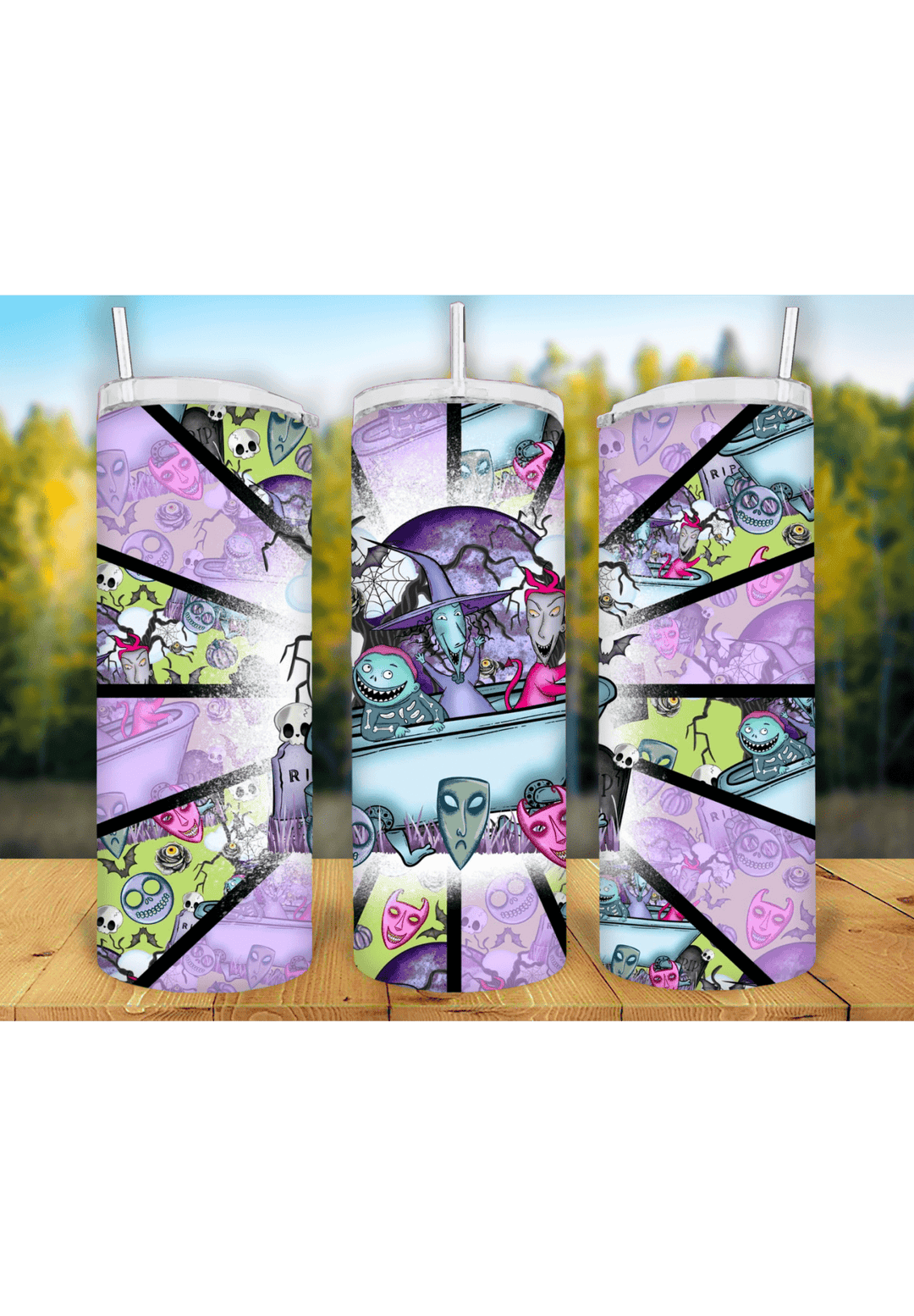 Halloween 20oz Tumbler Sublimation Print - KT SUBLIMATION, DTF AND MORE LLC