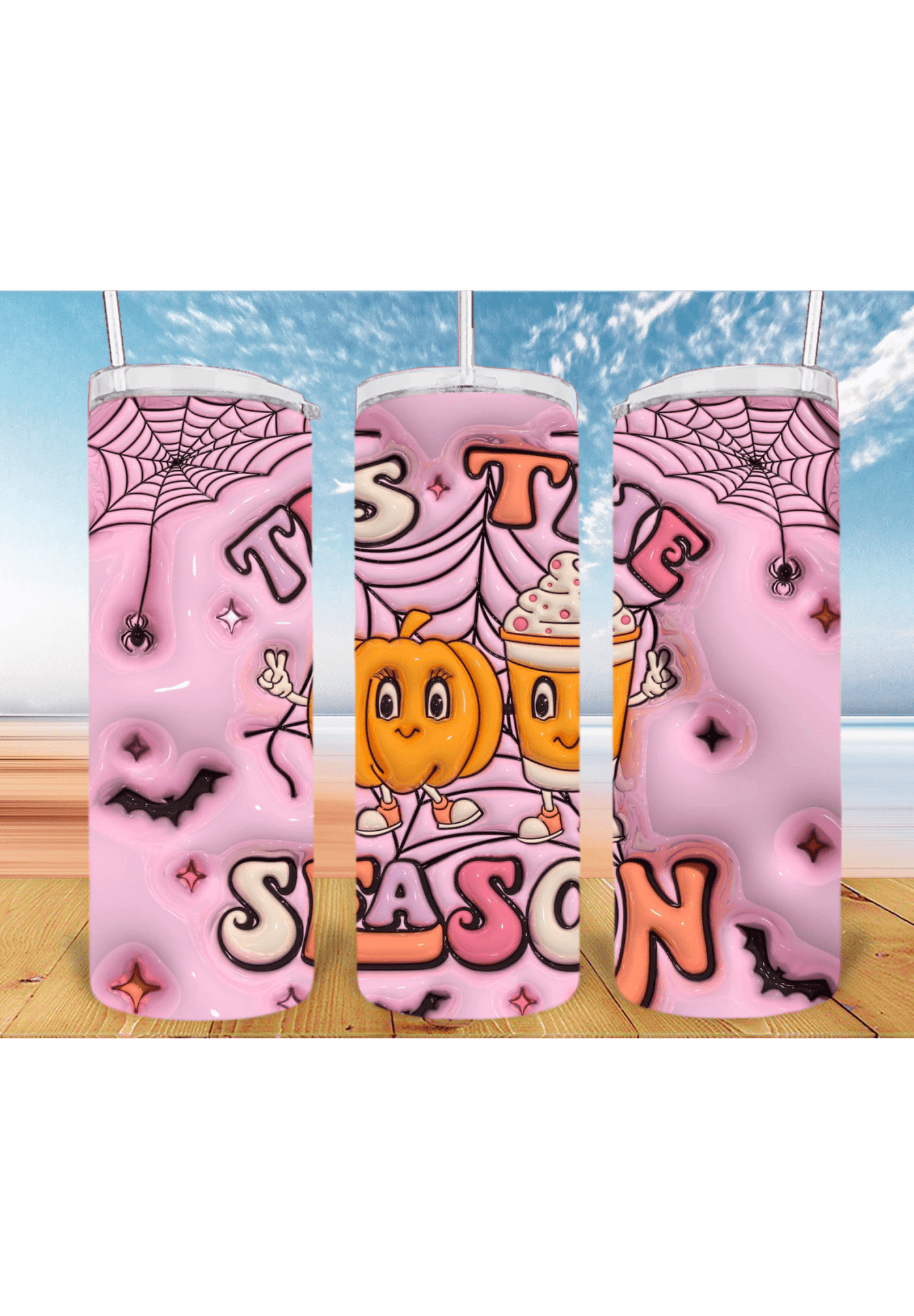 Halloween 20oz Tumbler Sublimation Print - KT SUBLIMATION, DTF AND MORE LLC