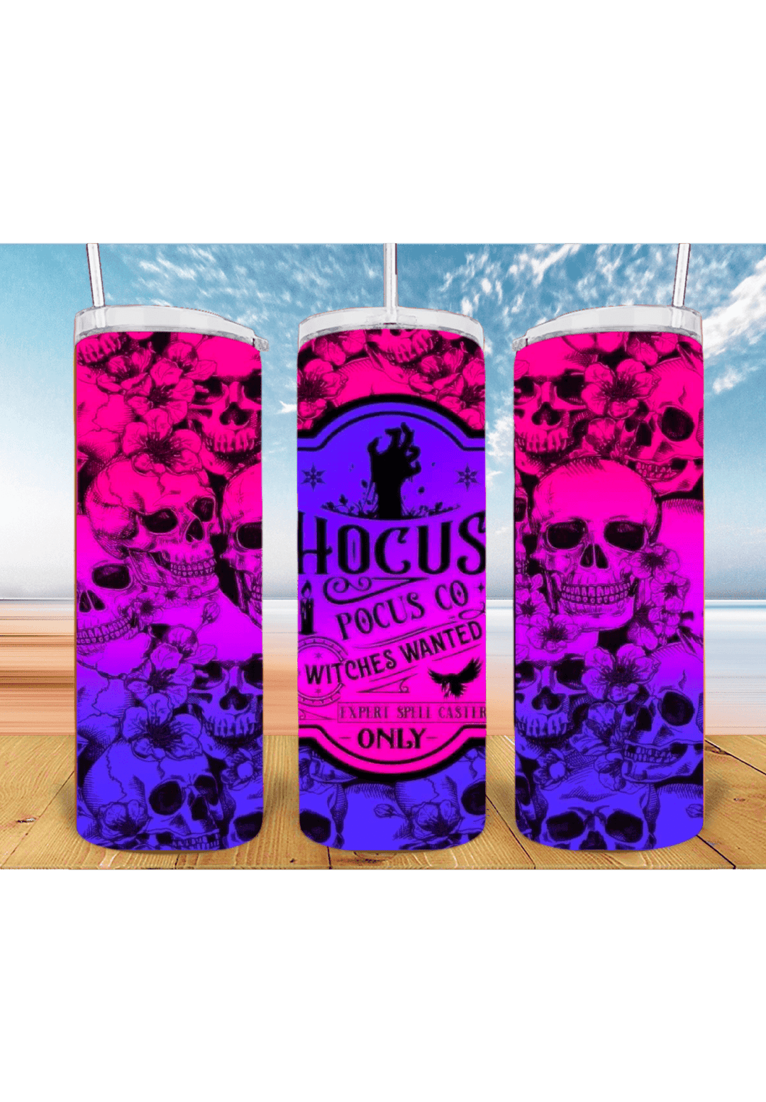 Halloween 20oz Tumbler Sublimation Print - KT SUBLIMATION, DTF AND MORE LLC