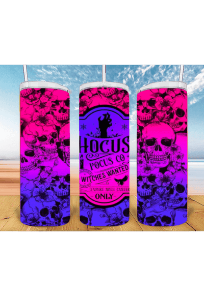 Halloween 20oz Tumbler Sublimation Print - KT SUBLIMATION, DTF AND MORE LLC