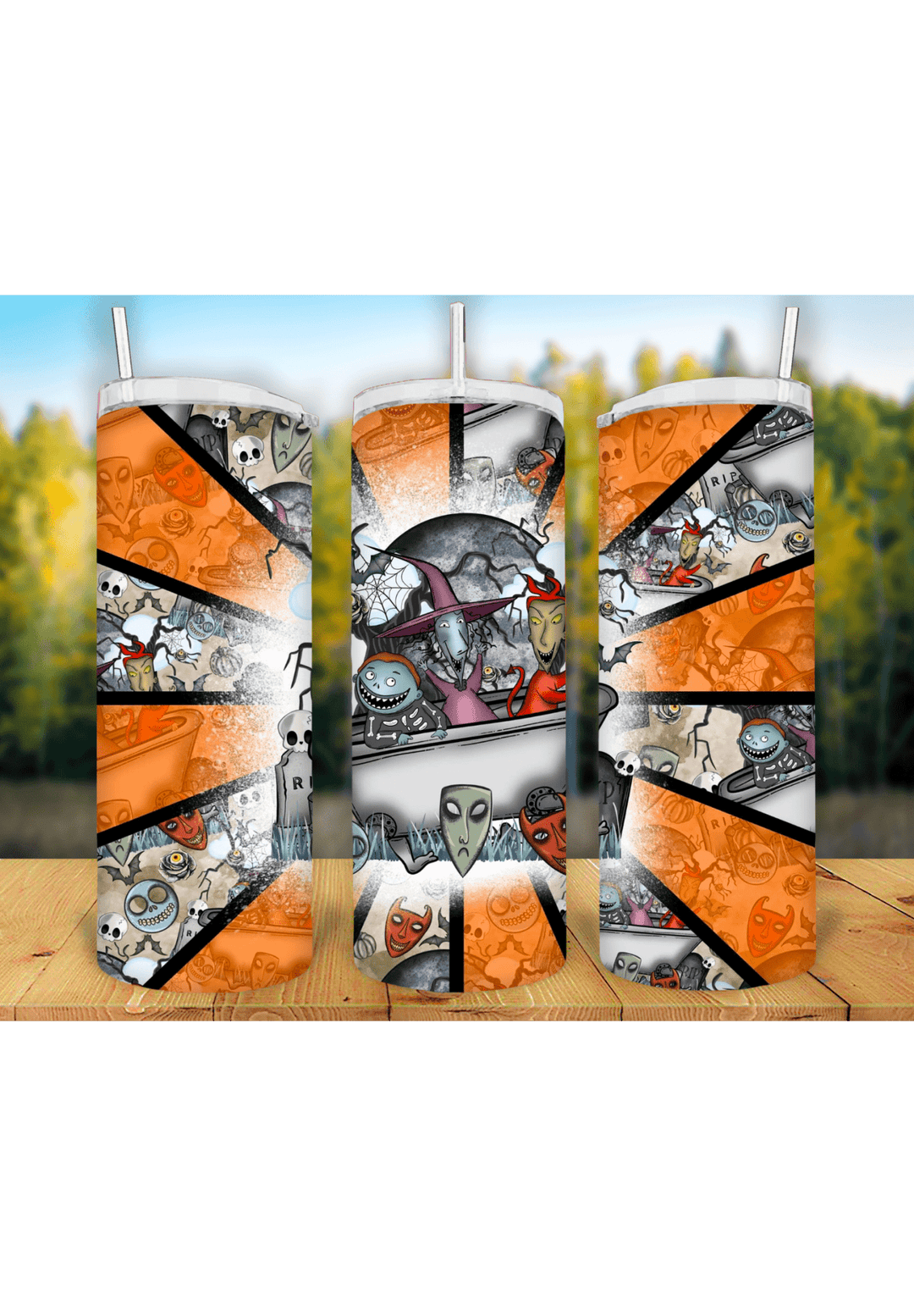 Halloween 20oz Tumbler Sublimation Print - KT SUBLIMATION, DTF AND MORE LLC