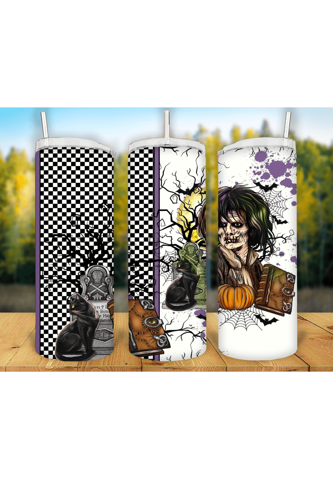 Halloween 20oz Tumbler Sublimation Print - KT SUBLIMATION, DTF AND MORE LLC