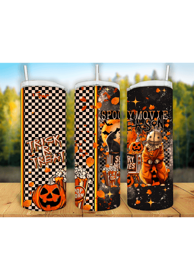 Halloween 20oz Tumbler Sublimation Print - KT SUBLIMATION, DTF AND MORE LLC