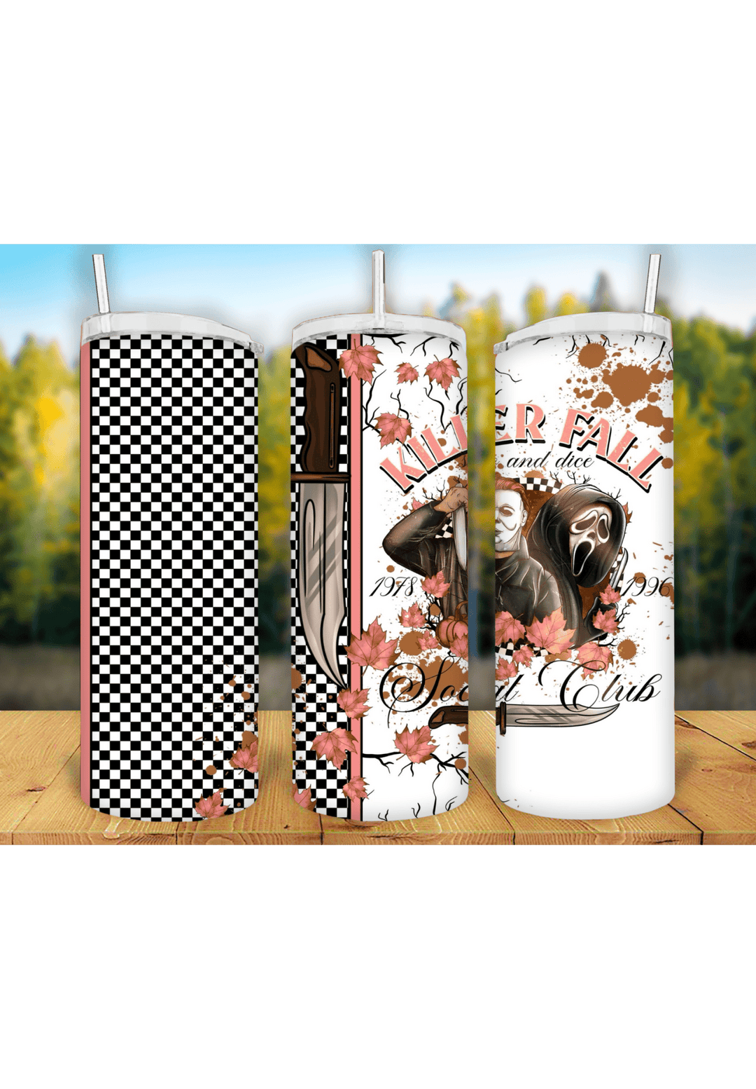 Halloween 20oz Tumbler Sublimation Print - KT SUBLIMATION, DTF AND MORE LLC