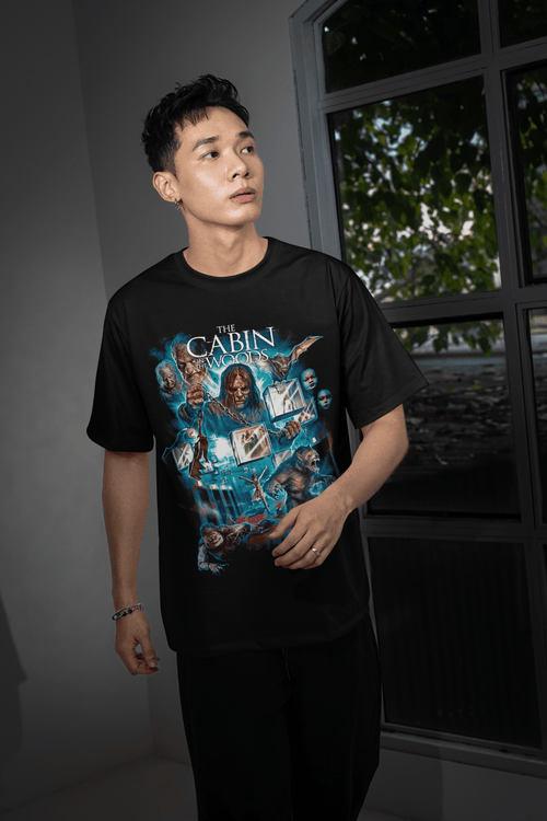 Halloween DTF Transfer – Scary Movie Inspired Ready - to - Press Design for Shirts & Apparel - KT SUBLIMATION, DTF AND MORE LLC