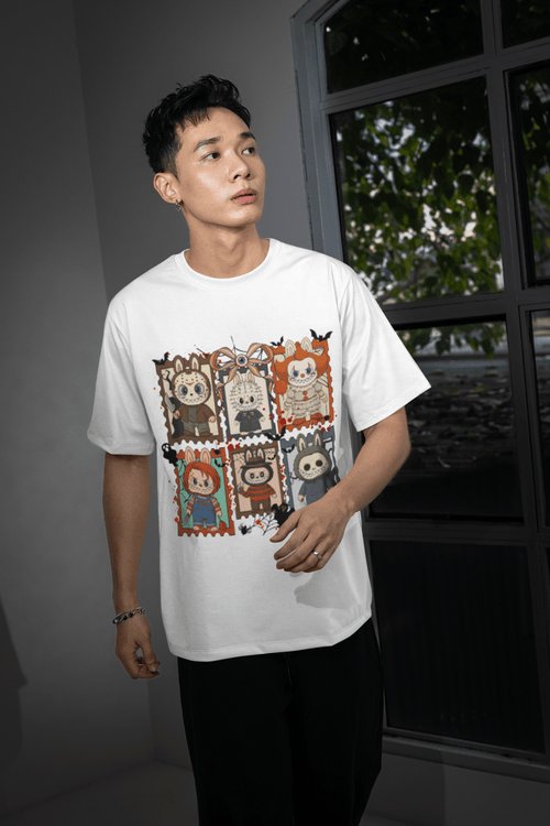 Halloween DTF Transfer – Scary Movie Inspired Ready - to - Press Design for Shirts & Apparel - KT SUBLIMATION, DTF AND MORE LLC