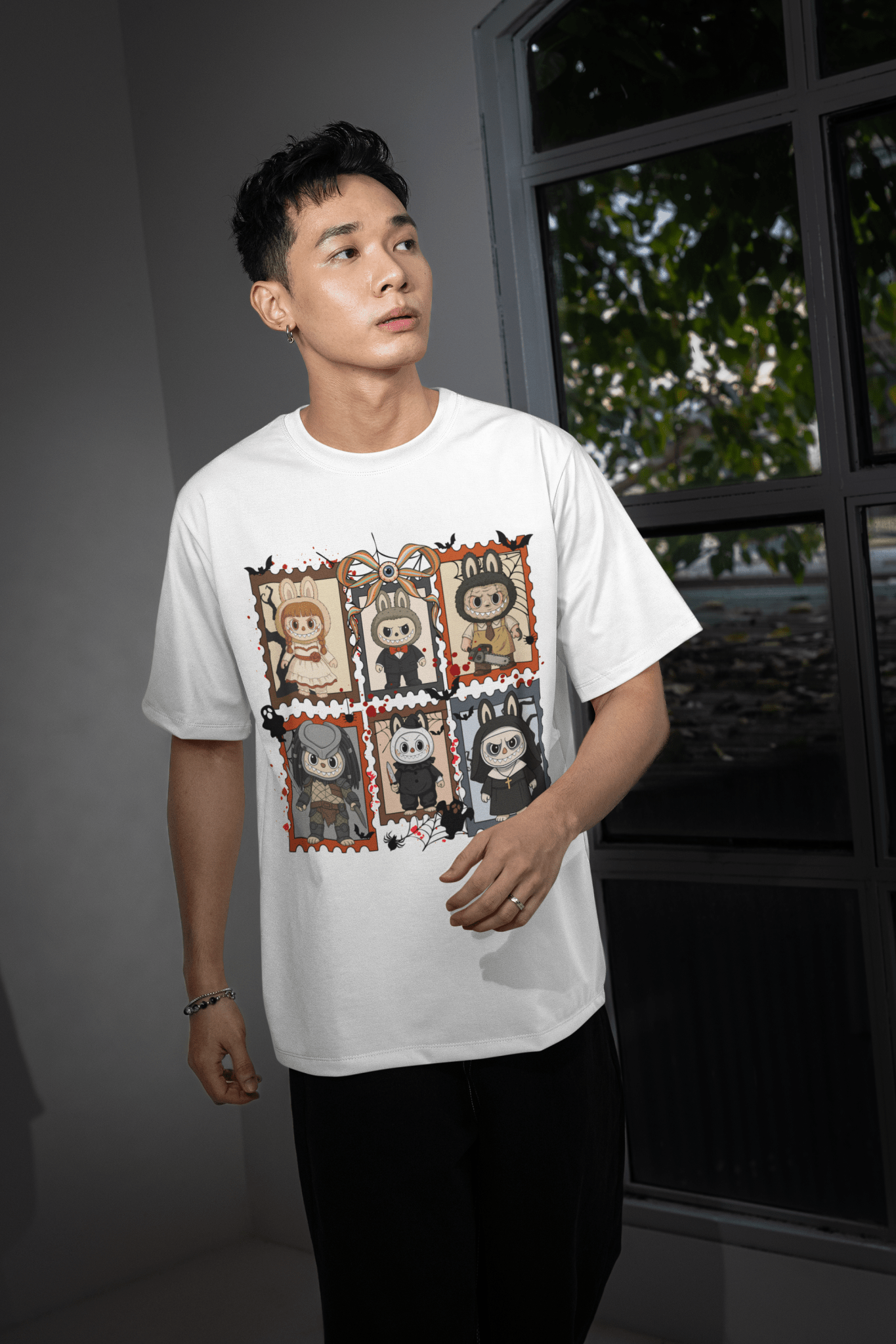 Halloween DTF Transfer – Scary Movie Inspired Ready-to-Press Design for Shirts & Apparel