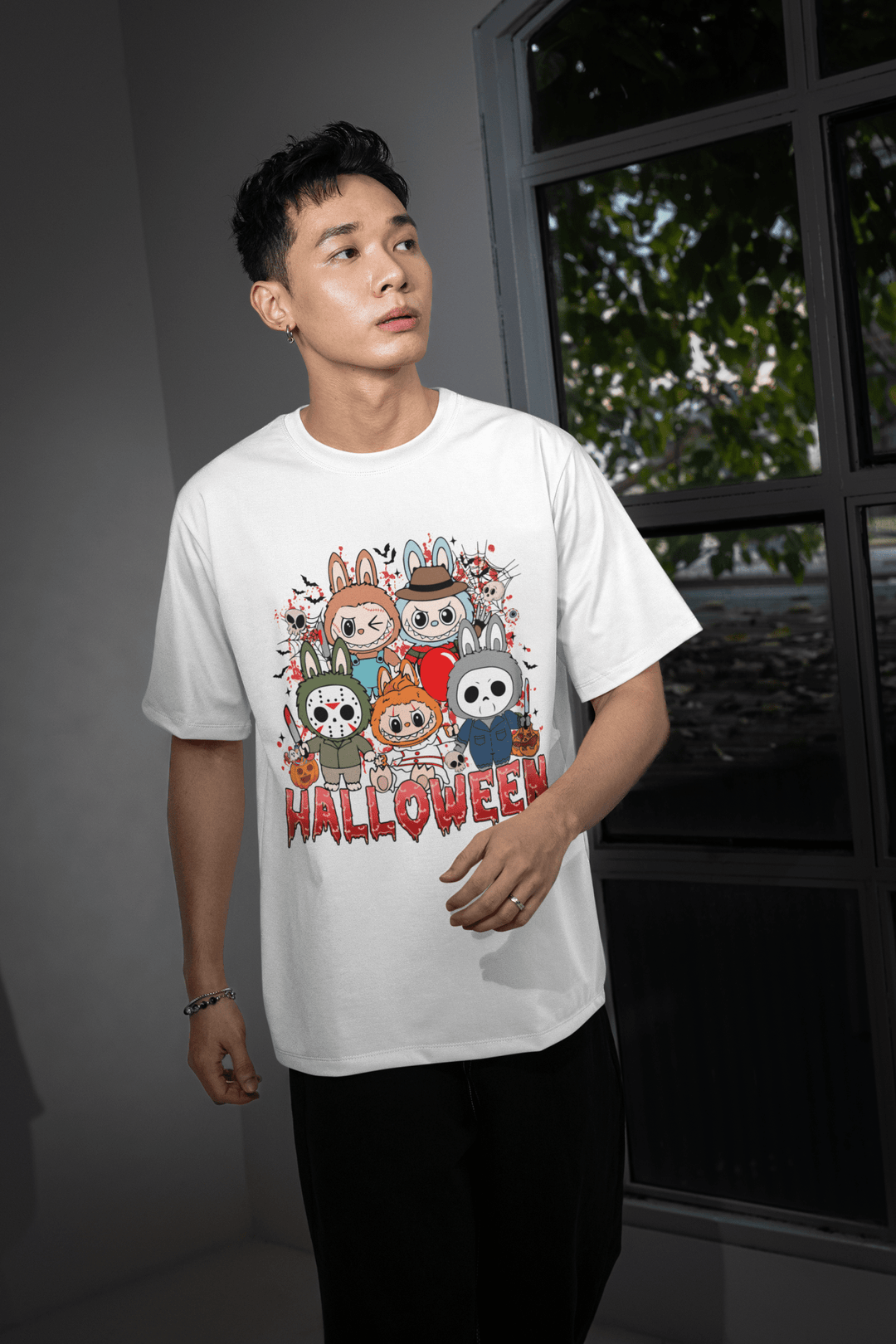 Halloween DTF Transfer – Scary Movie Inspired Ready - to - Press Design for Shirts & Apparel - KT SUBLIMATION, DTF AND MORE LLC