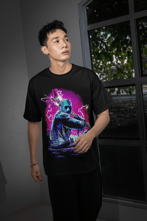 Halloween DTF Transfer – Scary Movie Inspired Ready - to - Press Design for Shirts & Apparel - KT SUBLIMATION, DTF AND MORE LLC