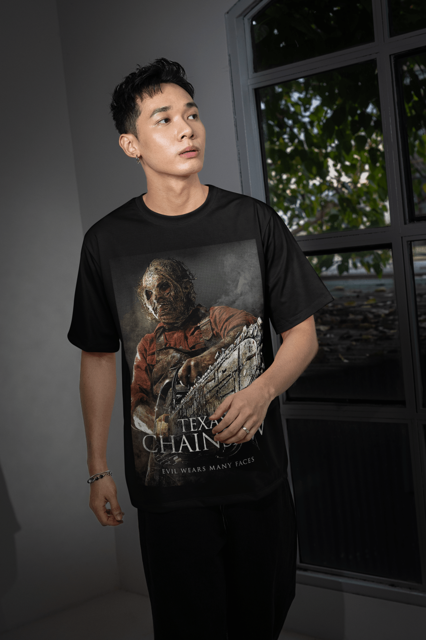 Halloween DTF Transfer – Scary Movie Inspired Ready - to - Press Design for Shirts & Apparel - KT SUBLIMATION, DTF AND MORE LLC