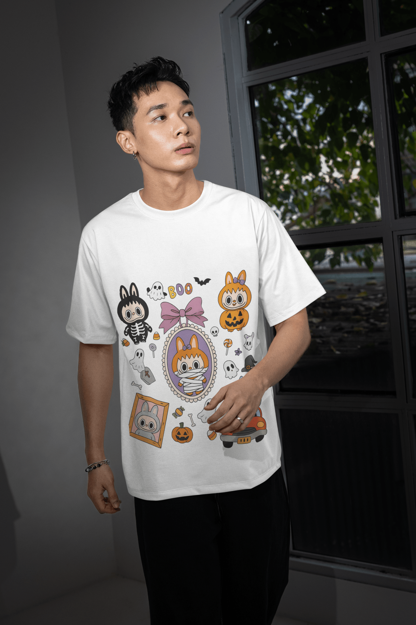 Halloween DTF Transfer – Scary Movie Inspired Ready - to - Press Design for Shirts & Apparel - KT SUBLIMATION, DTF AND MORE LLC