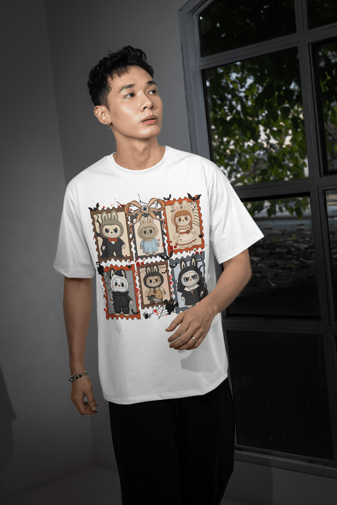 Halloween DTF Transfer – Scary Movie Inspired Ready - to - Press Design for Shirts & Apparel - KT SUBLIMATION, DTF AND MORE LLC