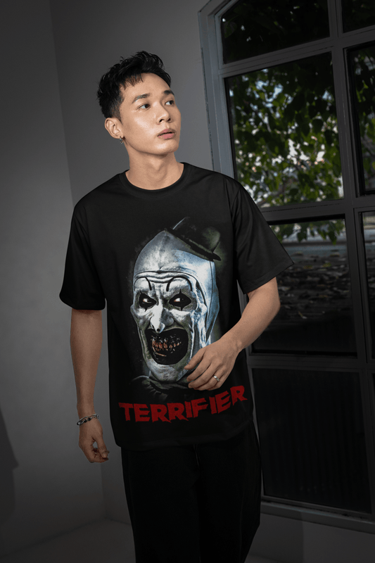 Halloween DTF Transfer – Scary Movie Inspired Ready - to - Press Design for Shirts & Apparel - KT SUBLIMATION, DTF AND MORE LLC