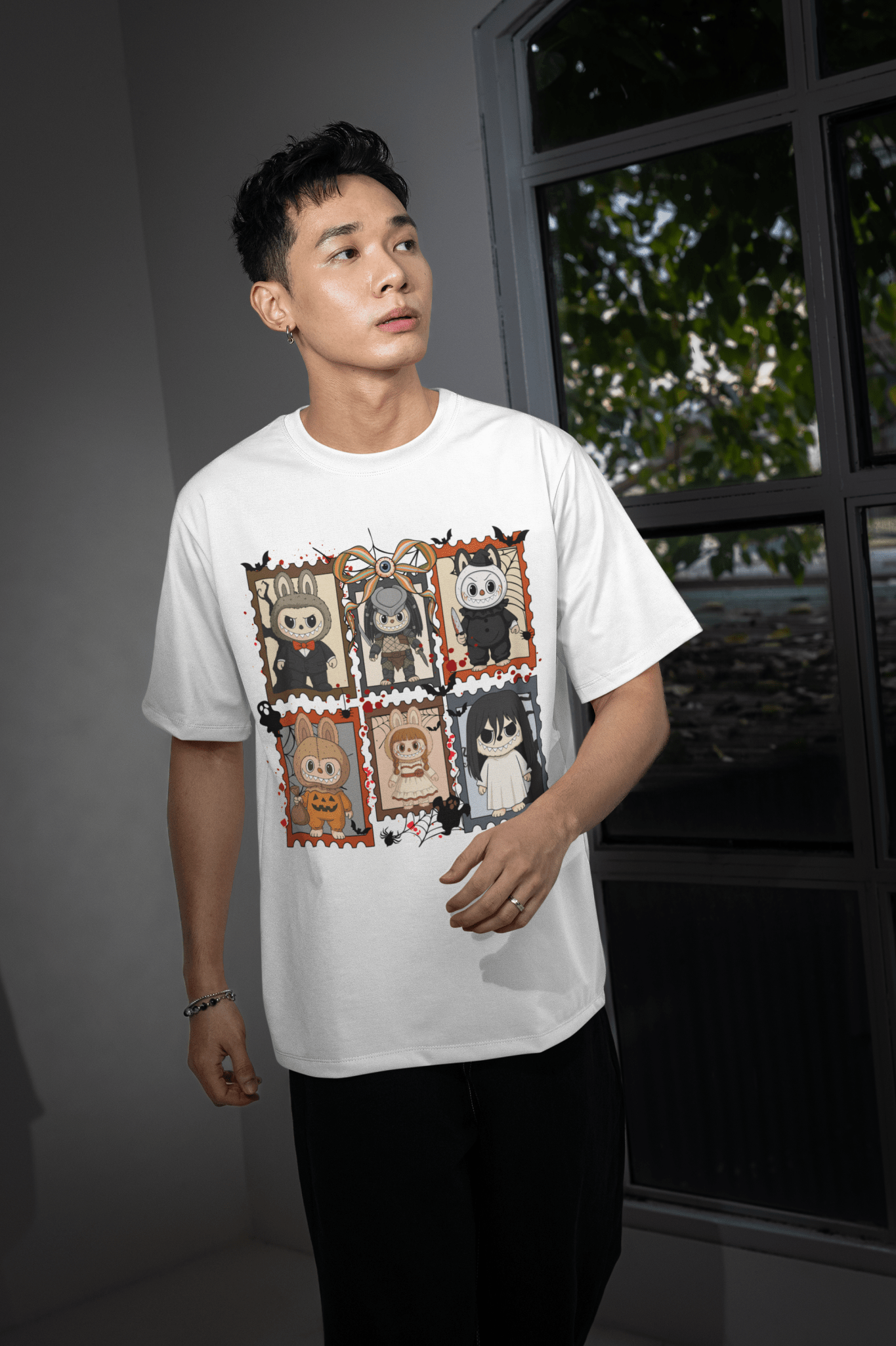 Halloween DTF Transfer – Scary Movie Inspired Ready-to-Press Design for Shirts & Apparel