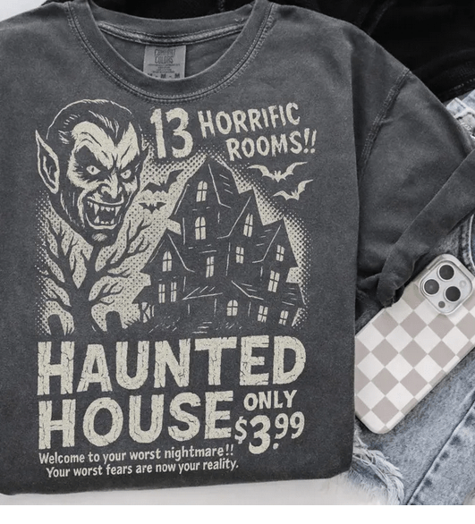 Halloween DTF Transfer – Scary Movie Inspired Ready - to - Press Design - KT SUBLIMATION, DTF AND MORE LLC