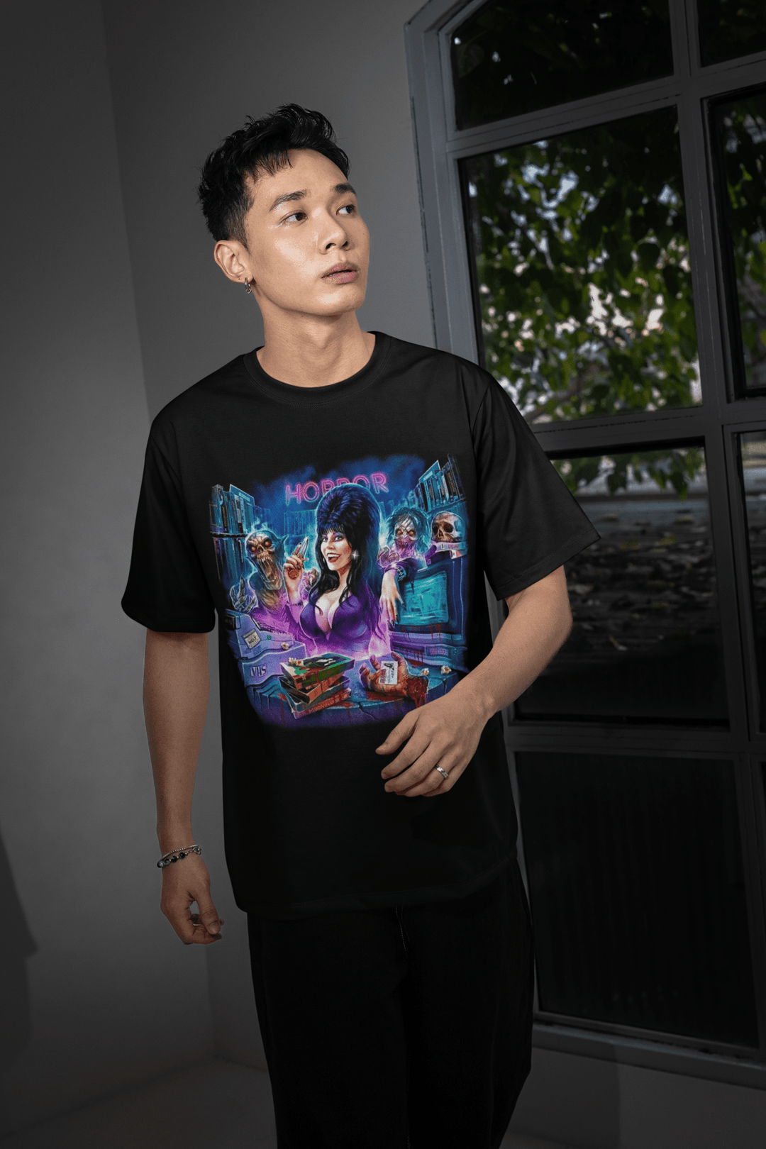 Halloween Transfer – Scary Movie Inspired Ready - to - Press Design for Shirts & Apparel - KT SUBLIMATION, DTF AND MORE LLC