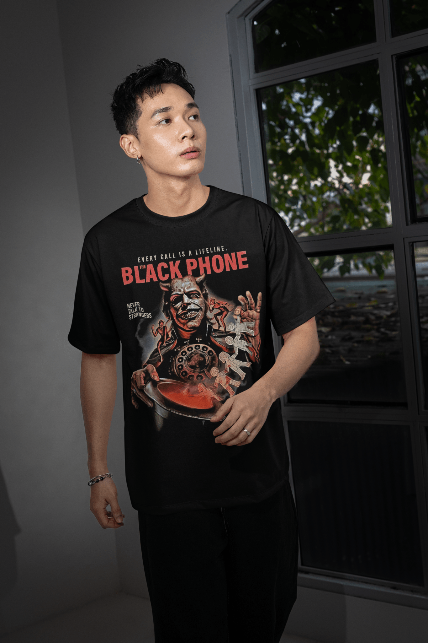 Halloween Transfer – Scary Movie Inspired Ready - to - Press Design for Shirts & Apparel - KT SUBLIMATION, DTF AND MORE LLC