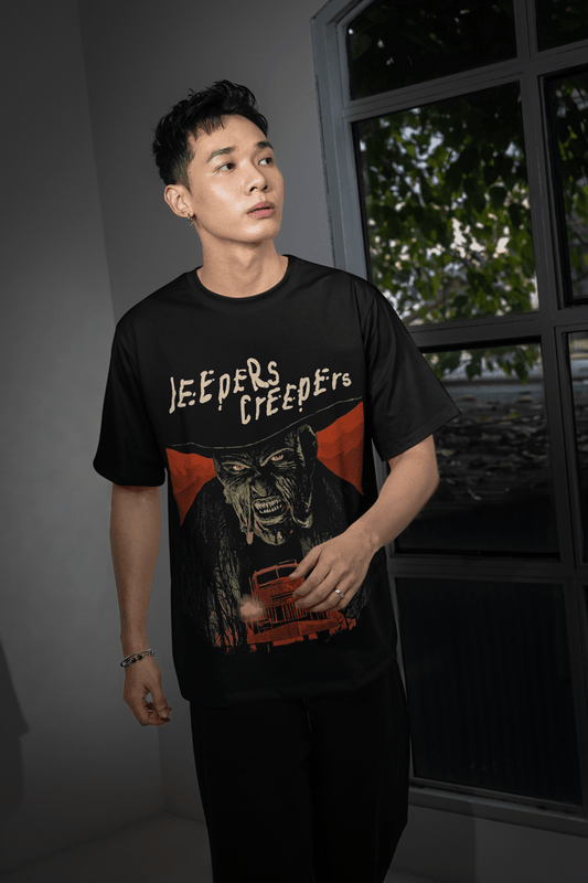 Halloween Transfer – Scary Movie Inspired Ready - to - Press Design for Shirts & Apparel - KT SUBLIMATION, DTF AND MORE LLC