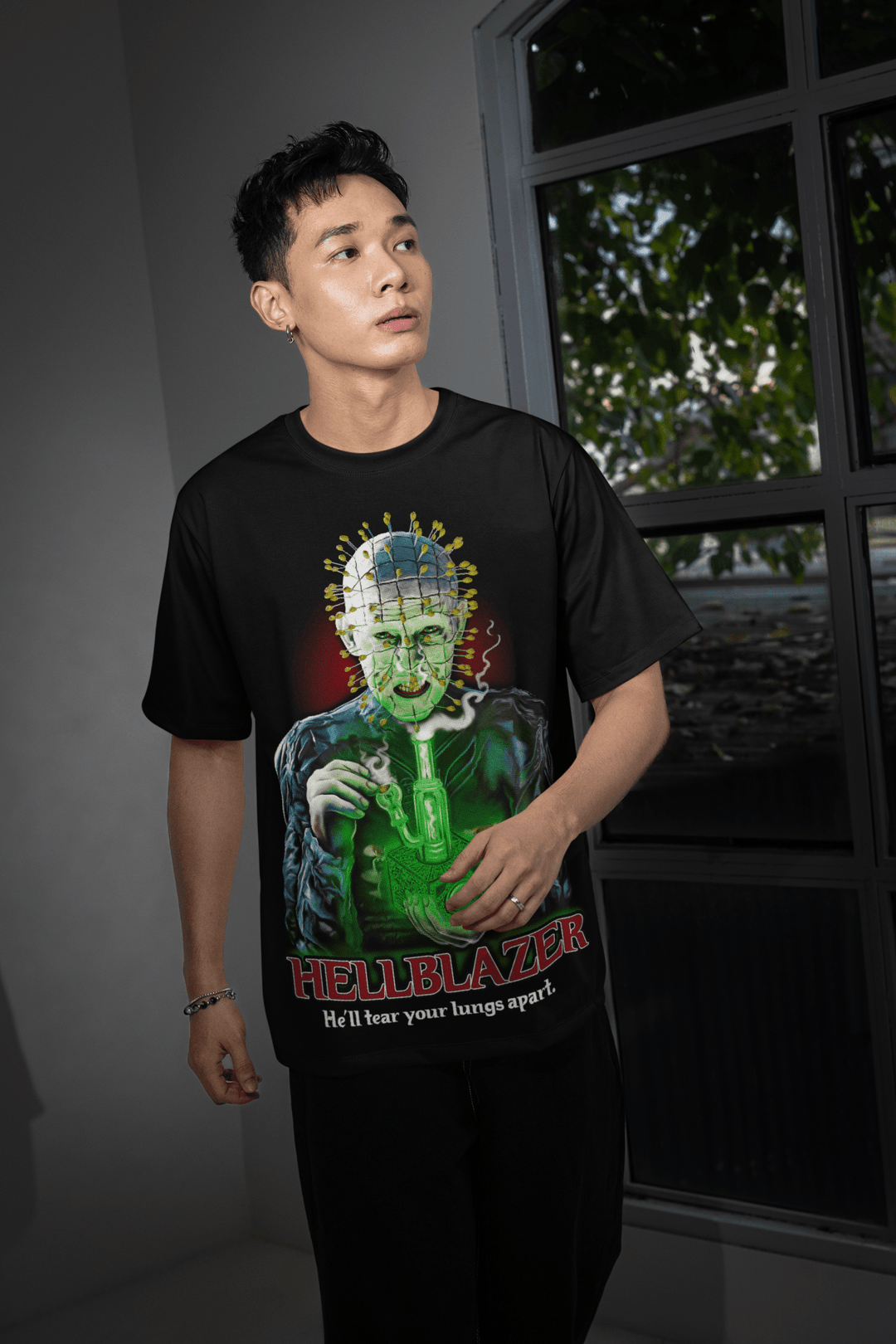 Halloween Transfer – Scary Movie Inspired Ready - to - Press Design for Shirts & Apparel - KT SUBLIMATION, DTF AND MORE LLC