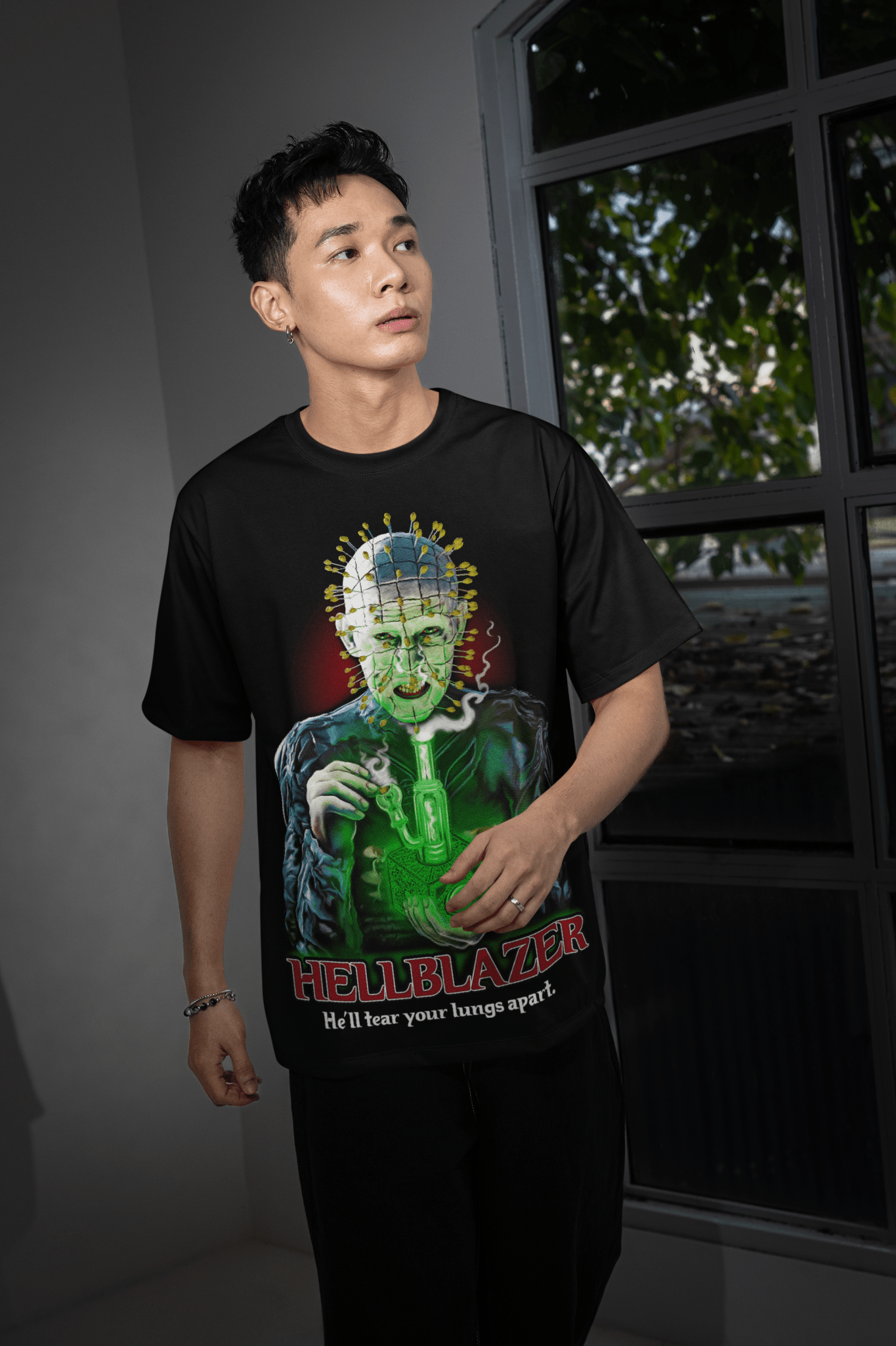 Halloween Transfer – Scary Movie Inspired Ready - to - Press Design for Shirts & Apparel - KT SUBLIMATION, DTF AND MORE LLC