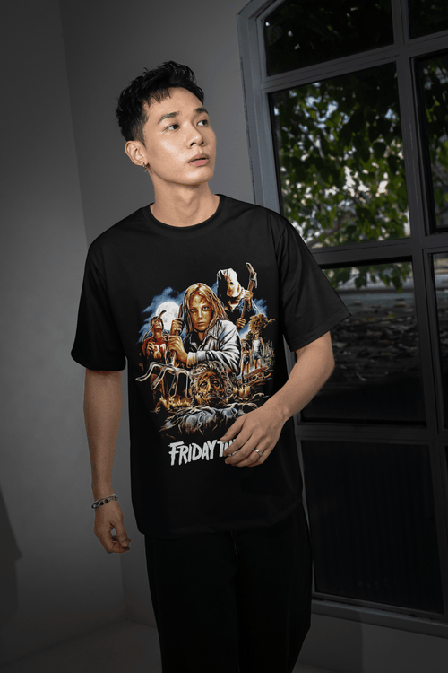 Halloween Transfer – Scary Movie Inspired Ready - to - Press Design for Shirts & Apparel - KT SUBLIMATION, DTF AND MORE LLC