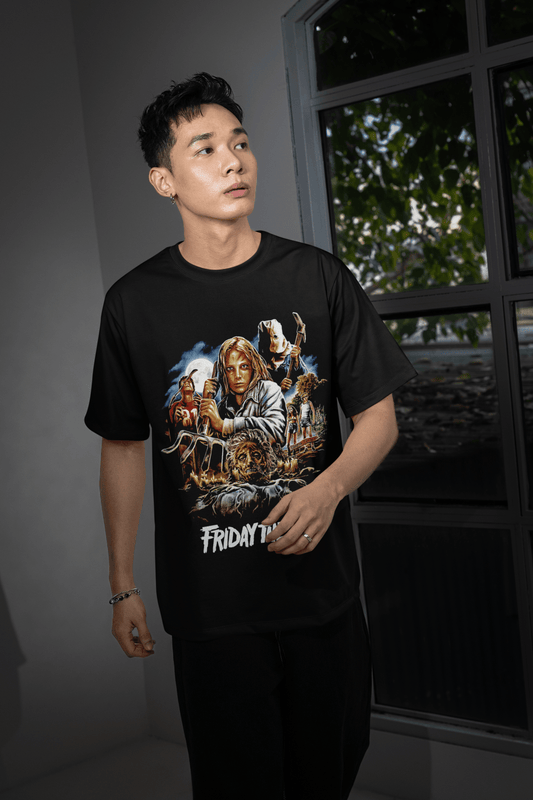 Halloween Transfer – Scary Movie Inspired Ready - to - Press Design for Shirts & Apparel - KT SUBLIMATION, DTF AND MORE LLC