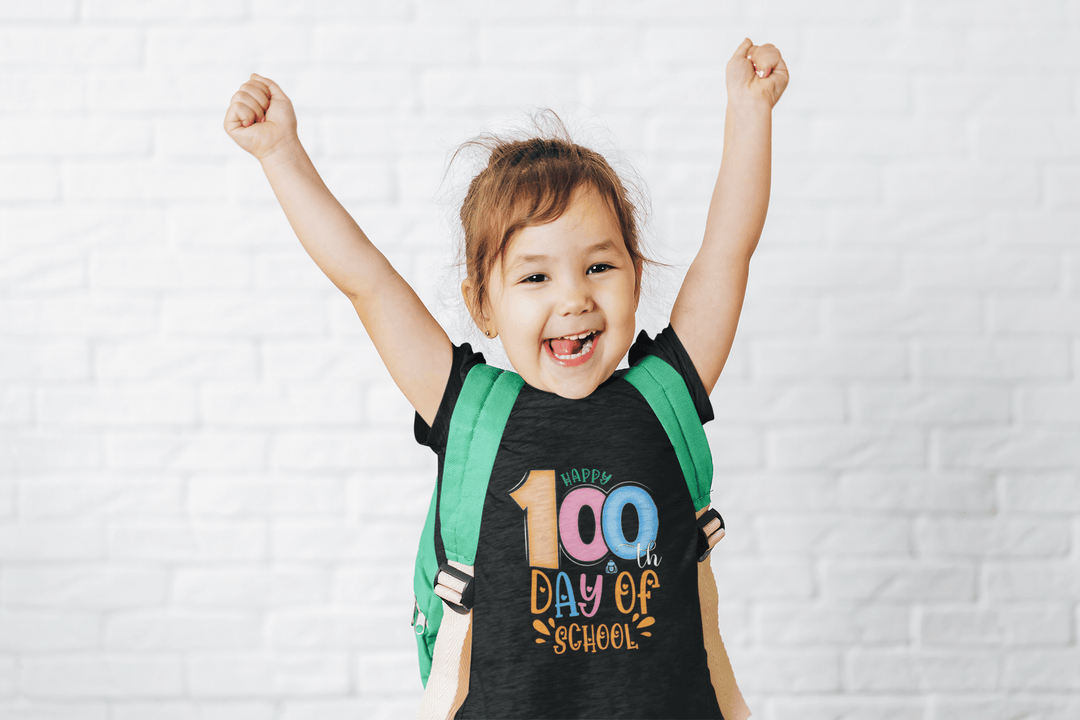 Happy 100 day of school DTF - KT SUBLIMATION, DTF AND MORE LLC