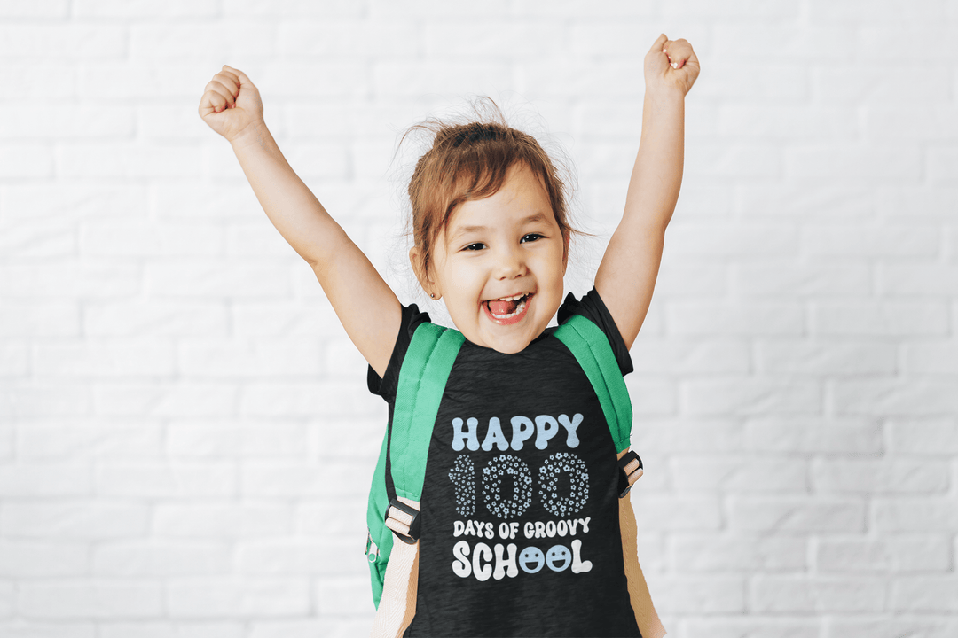Happy 100 days of groovy school DTF - KT SUBLIMATION, DTF AND MORE LLC