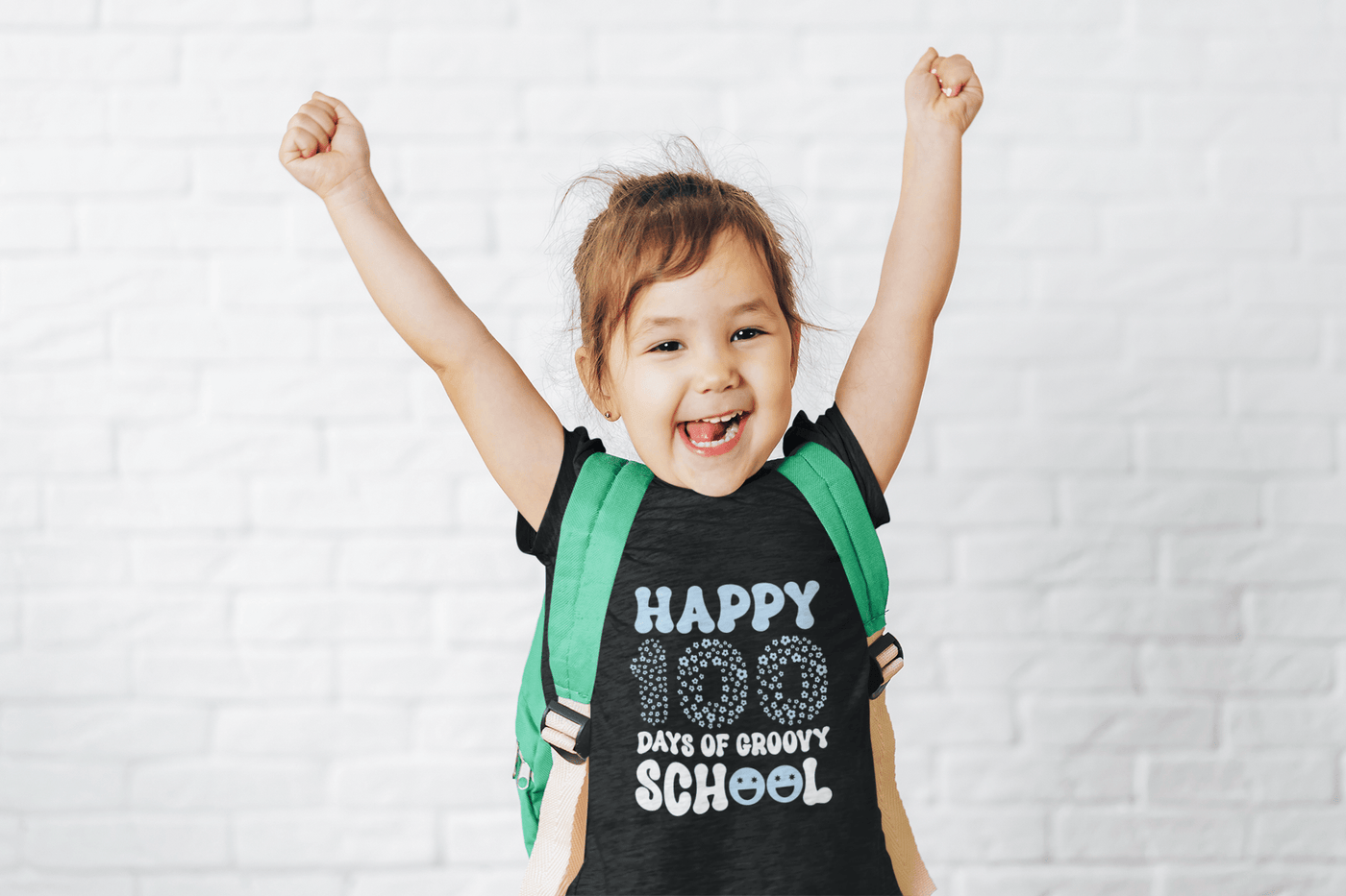 Happy 100 days of groovy school DTF - KT SUBLIMATION, DTF AND MORE LLC