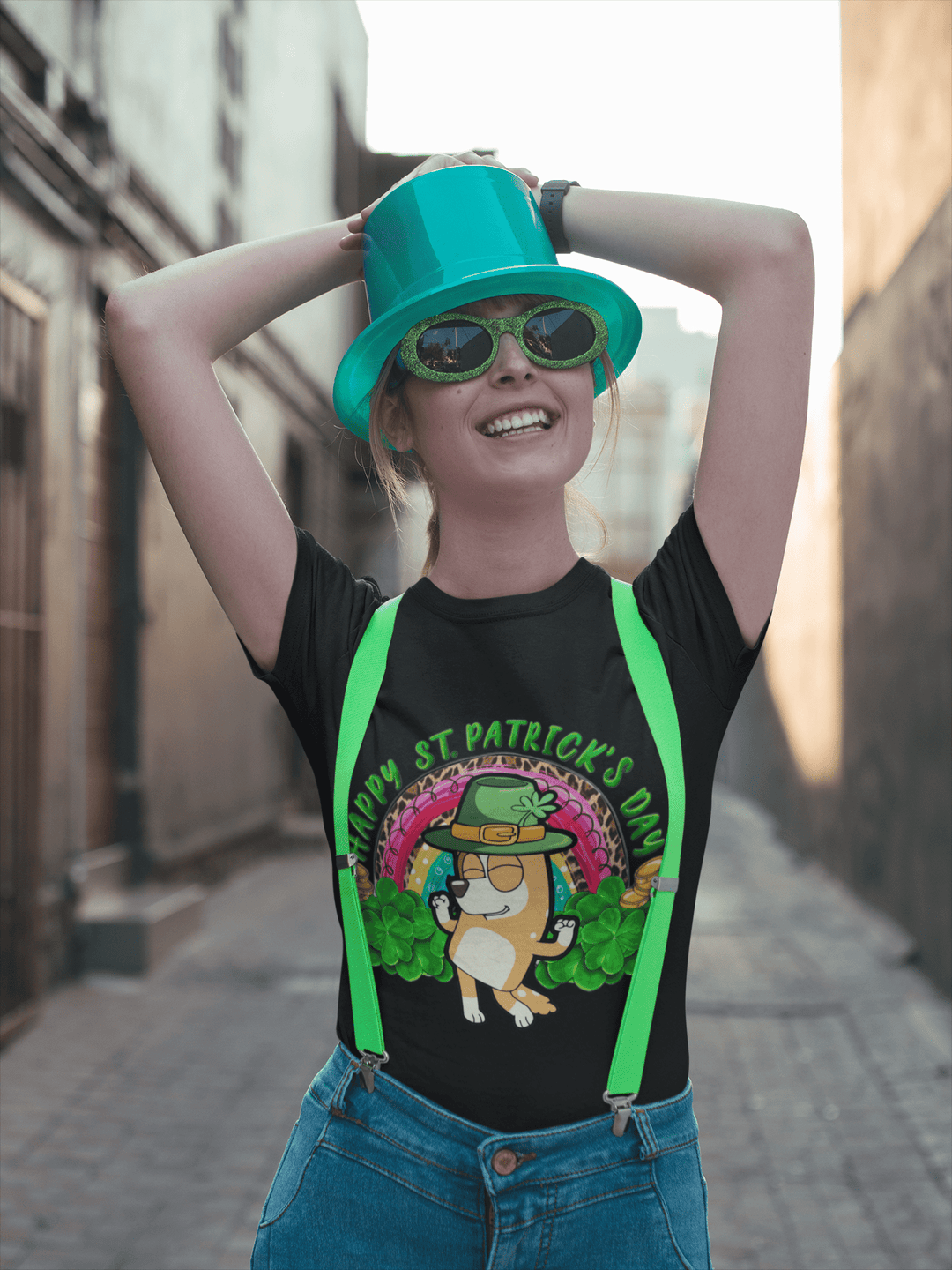Happy St. Patrick’s Day DTF Transfer – Festive, Bold & Long - Lasting Print for Custom Apparel - KT SUBLIMATION, DTF AND MORE LLC