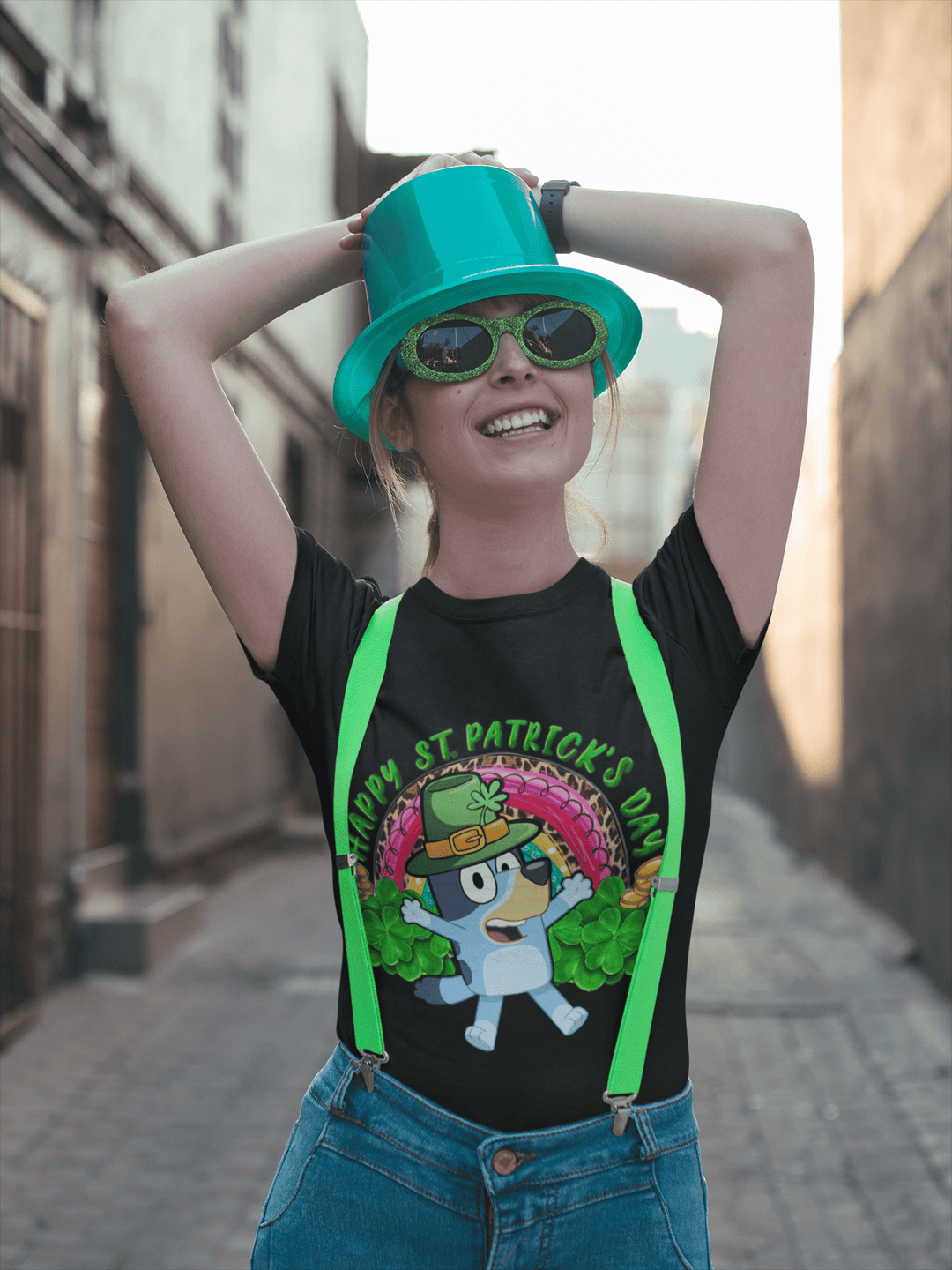 Happy St. Patrick’s Day DTF Transfer – Festive, Bold & Long - Lasting Print for Custom Apparel - KT SUBLIMATION, DTF AND MORE LLC