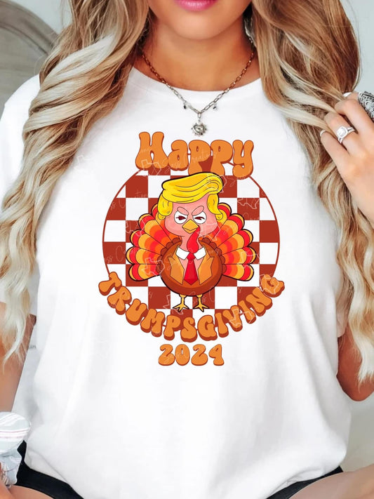 Happy Trumpsgiving DTF, President Thanksgiving Transfer - KT SUBLIMATION, DTF AND MORE LLC