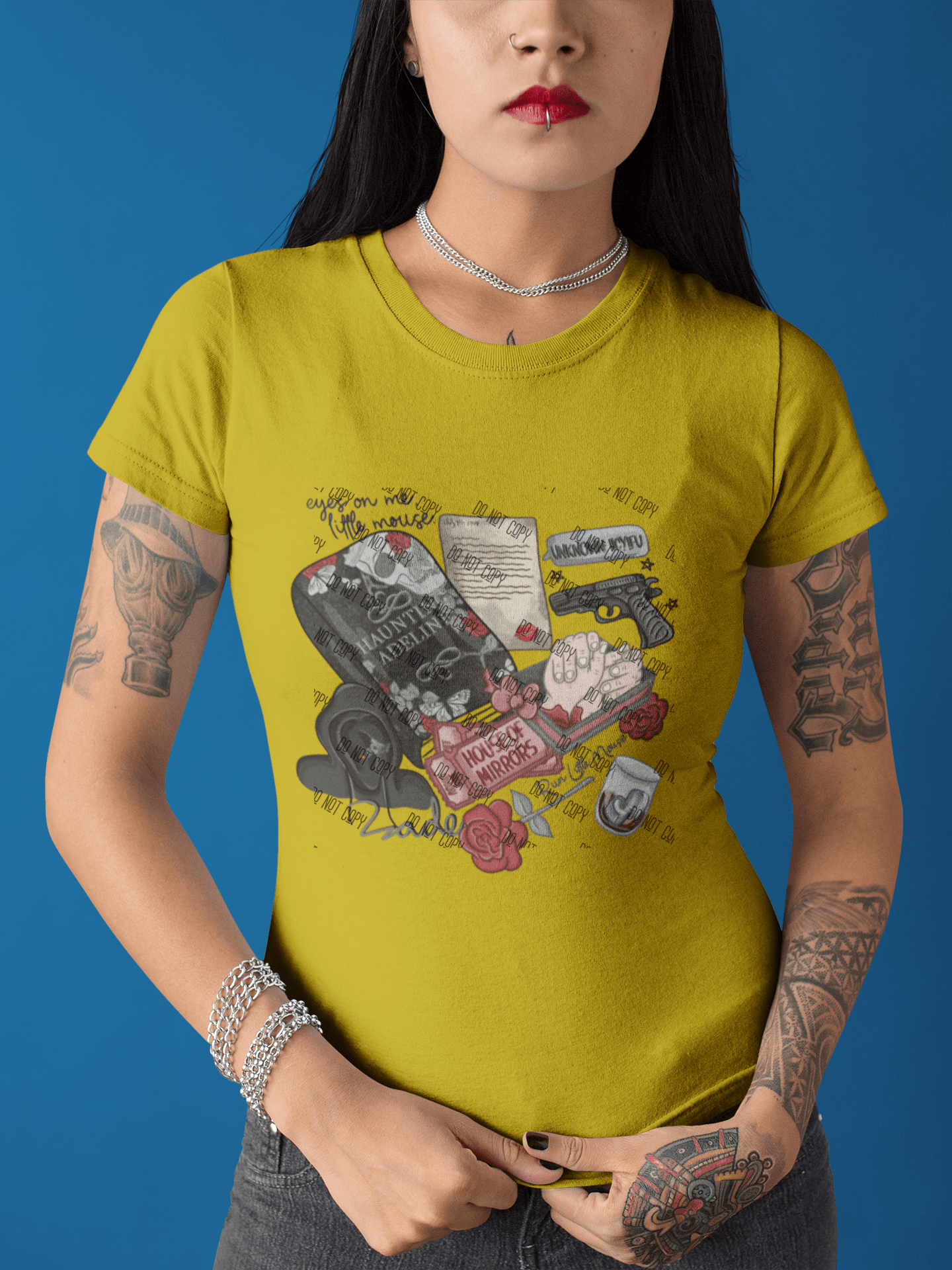 Haunting Adeline DTF Transfer – Dark & Spicy Gothic Romance Print for Custom Apparel - KT SUBLIMATION, DTF AND MORE LLC