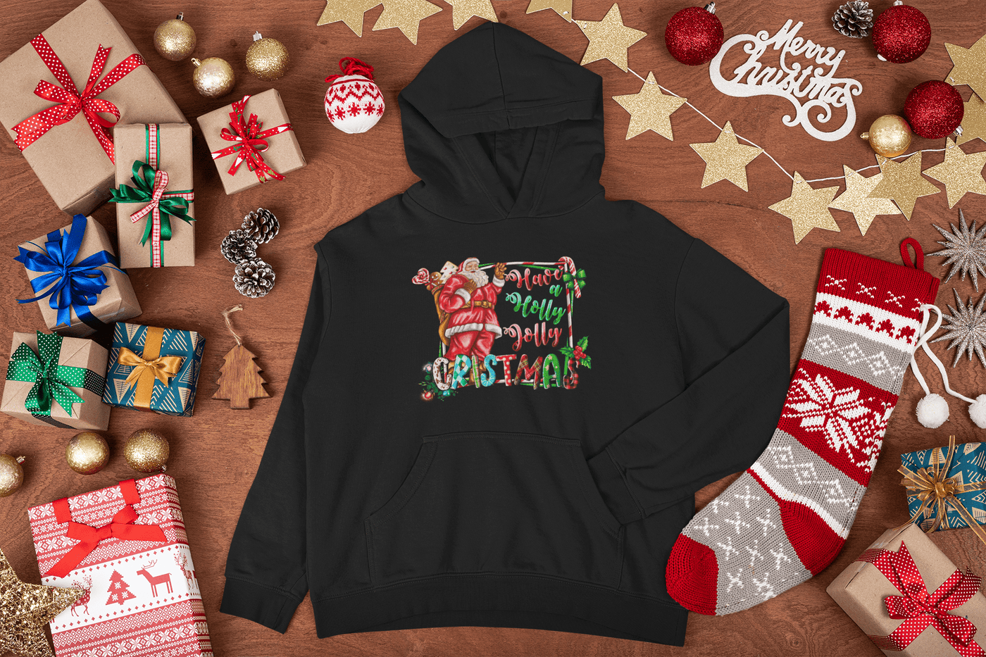 Have a Holly Jolly Christmas DTF - Custom Holiday Tee - KT SUBLIMATION, DTF AND MORE LLC