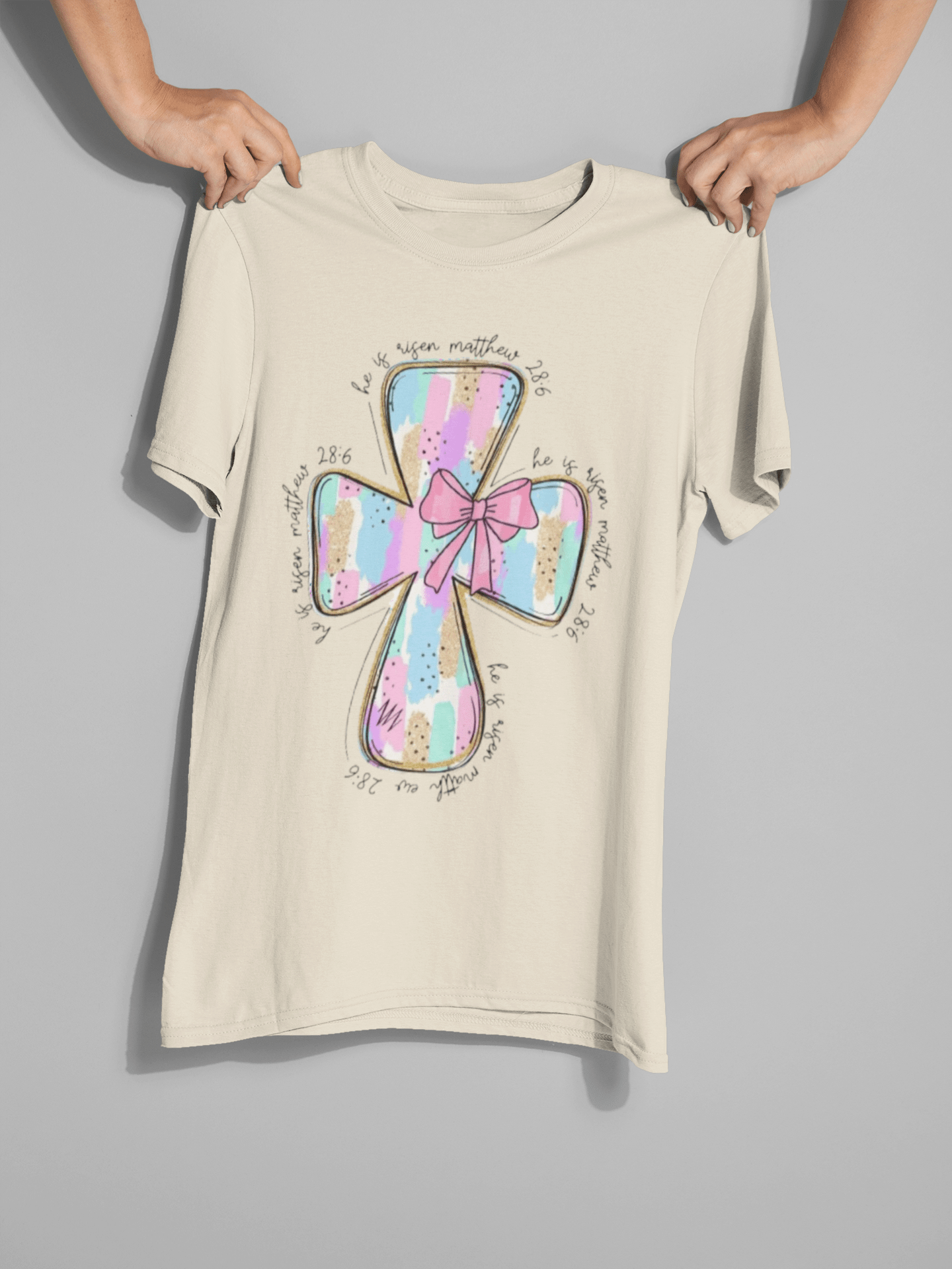 He is Risen DTF Transfer – Ready to Press Christian Easter Design - KT SUBLIMATION, DTF AND MORE LLC