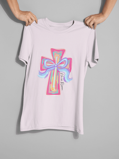He is Risen DTF Transfer – Ready to Press Christian Easter Design - KT SUBLIMATION, DTF AND MORE LLC