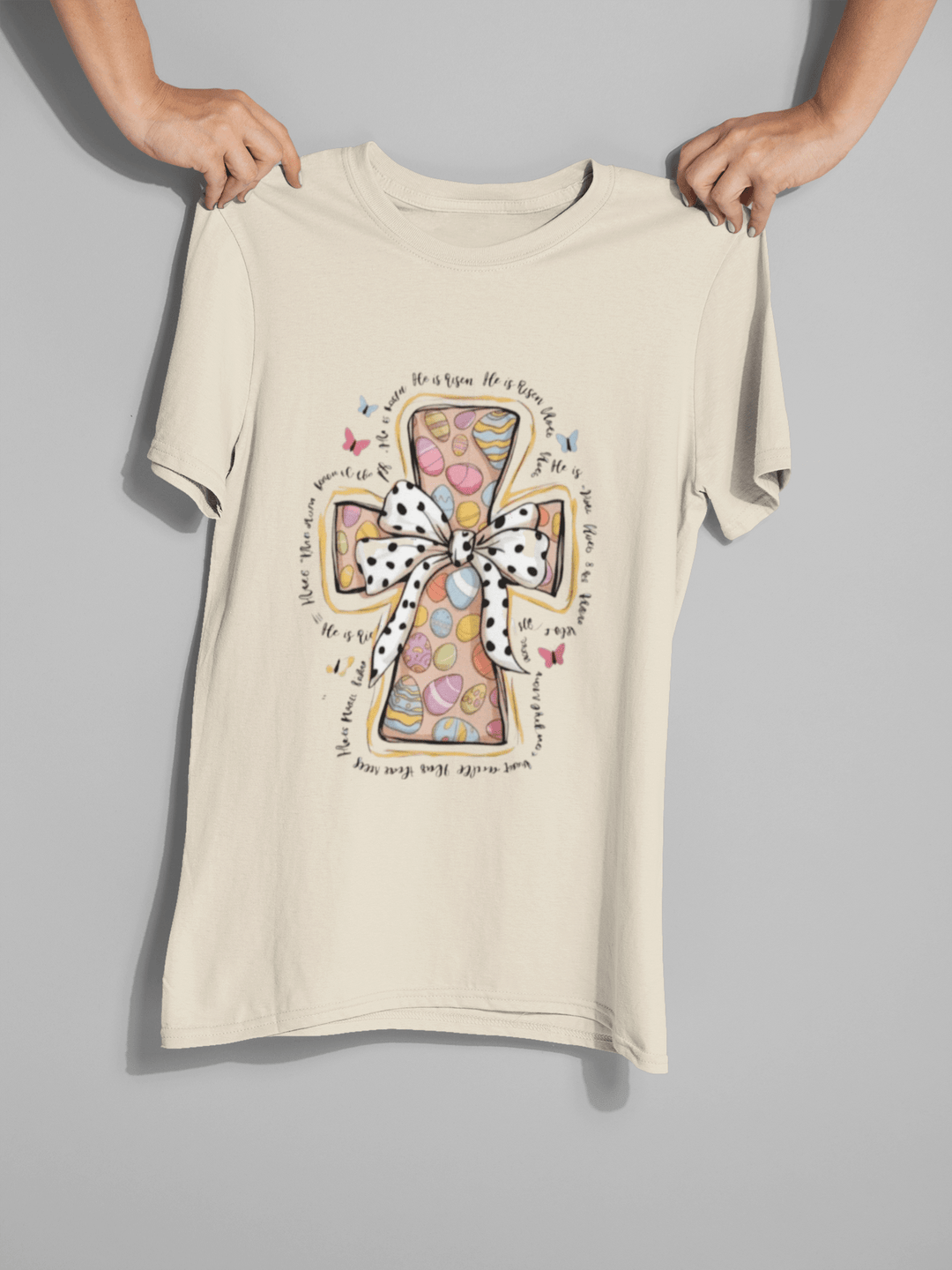 He is Risen DTF Transfer – Ready to Press Christian Easter Design - KT SUBLIMATION, DTF AND MORE LLC
